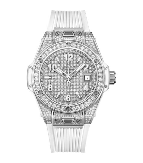 Hublot Stainless Steel and Diamond Big Bang One Click Watch 